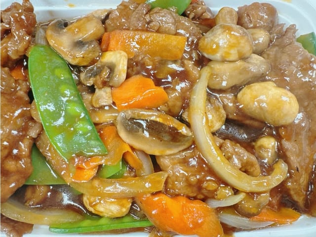 Beef with Mushrooms.