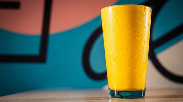 Mango Boba Tea.
