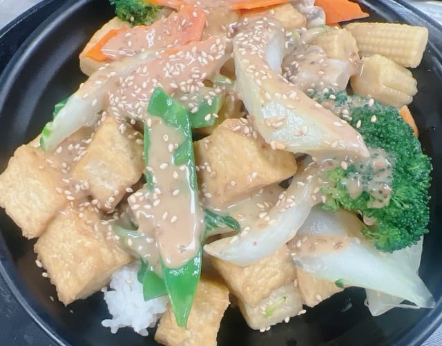 Low-Cal Vegan Rice Bowl.