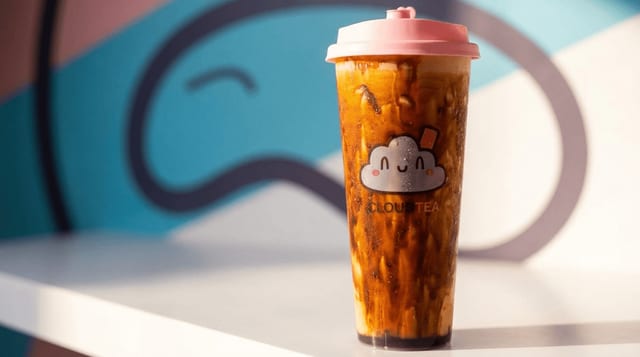 Brown Sugar Roasted Oolong Milk Tea.