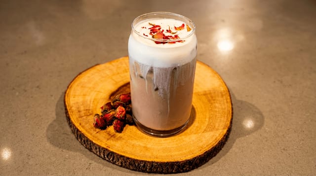 Rose Milk Tea.