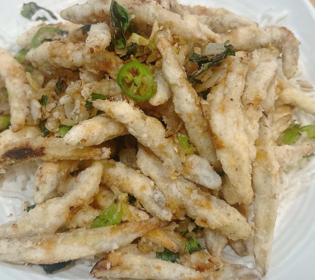 Salt & Pepper Smelt Fish.
