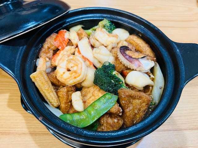 Seafood Tofu Casserole.