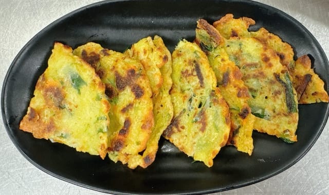 Korean Vegetable Pancake.