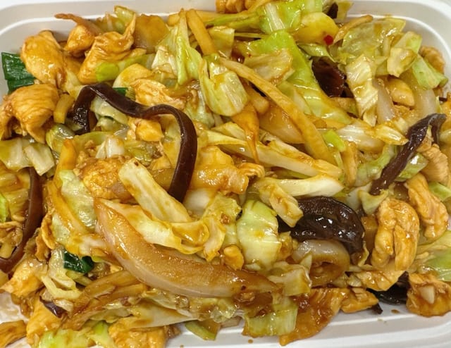Moo Shu Chicken.