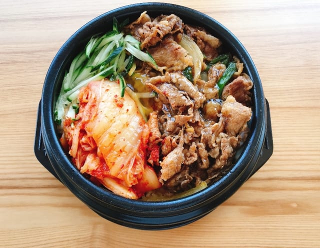 Kimchi Beef Stone Bowl.