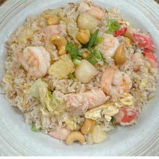 Hawaiian Pineapple Seafood Fried Rice