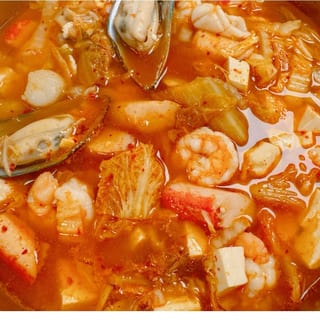 Kimchi Seafood Tofu Stew
