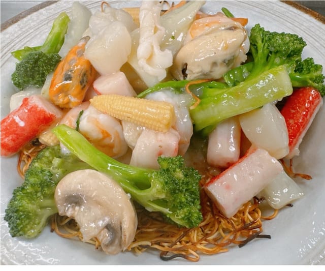 Seafood Bird Nest.